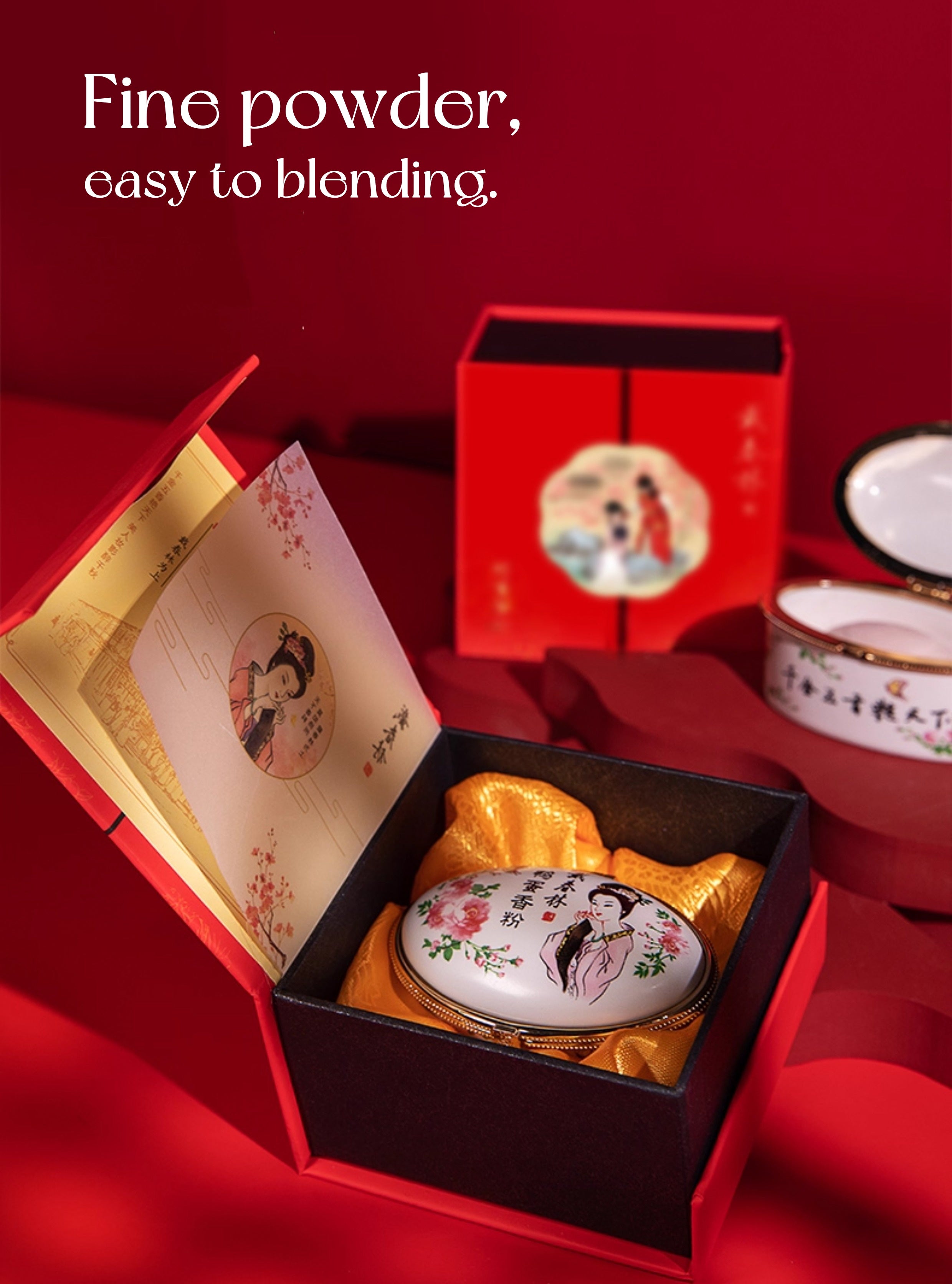 DaiChunLin Ceramics Duck Egg Fragrant Matte Blusher Powder T5082