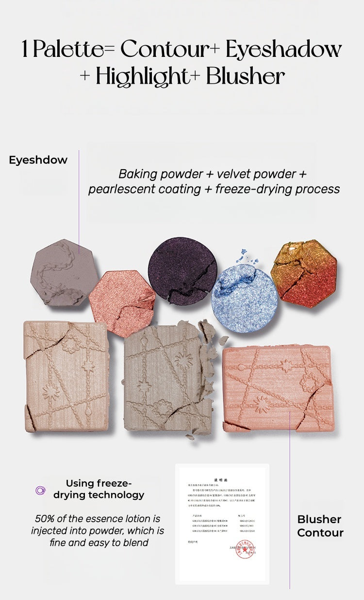 Girlcult Martial Arts World Collection All-in-One Makeup Palette T5395