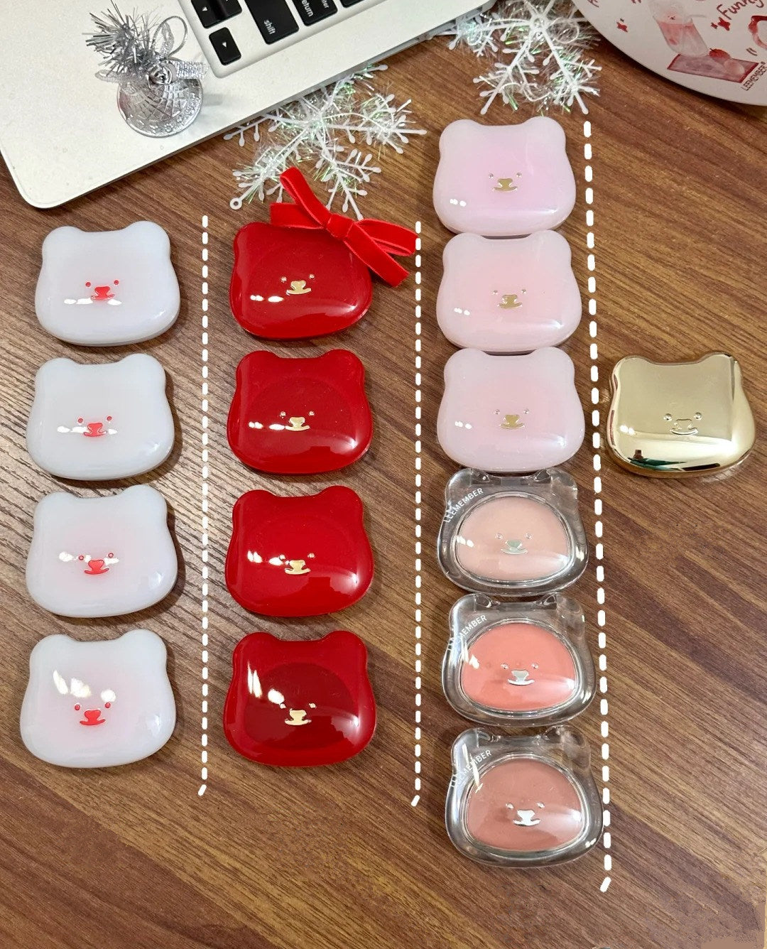 LEEMEMBER Bear Watery Light Multi-use Makeup Cream for Blusher & Highlighter T4310