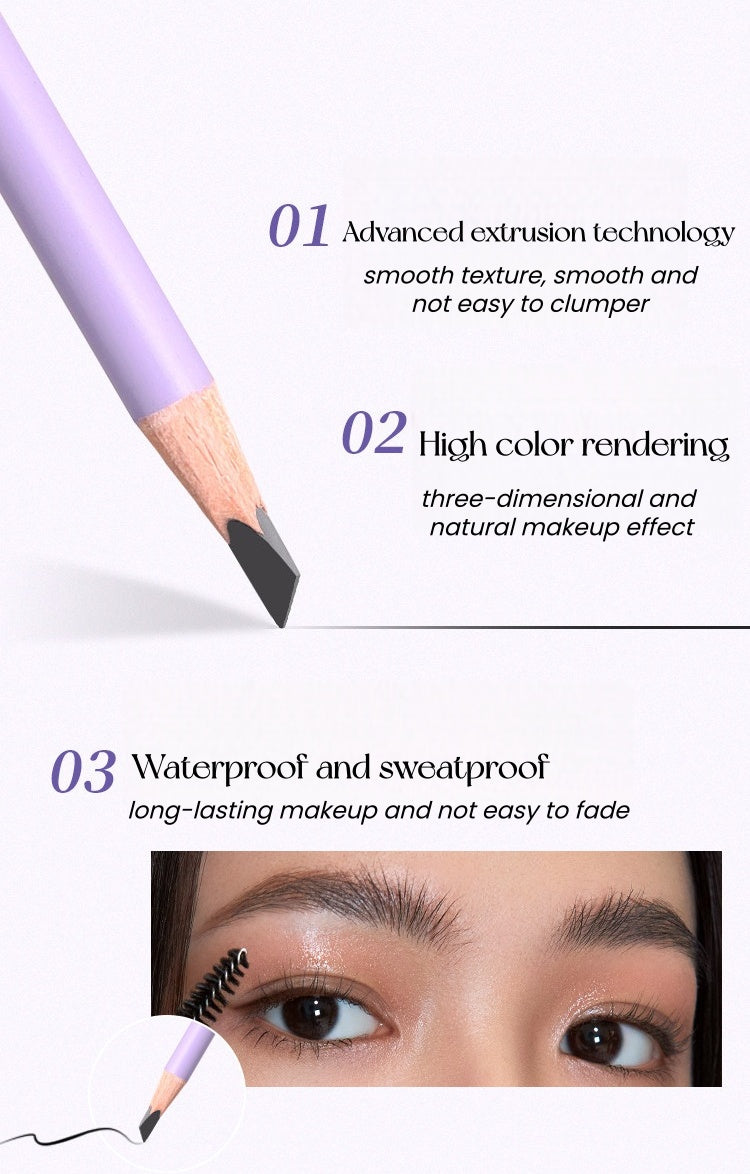 BEINIDAR Waterproof Double-head Macheteey Eyebrow Pen T5437