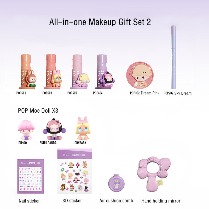 INTO YOU X POP MART All-in-one Makeup Gift Set T3710