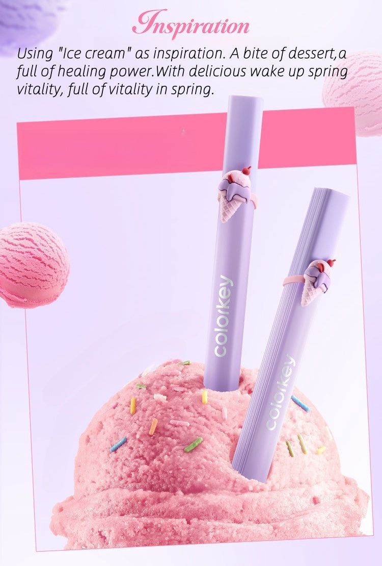COLORKEY Ice Cream Watery Soft Mist Matte Lip Gloss T4368