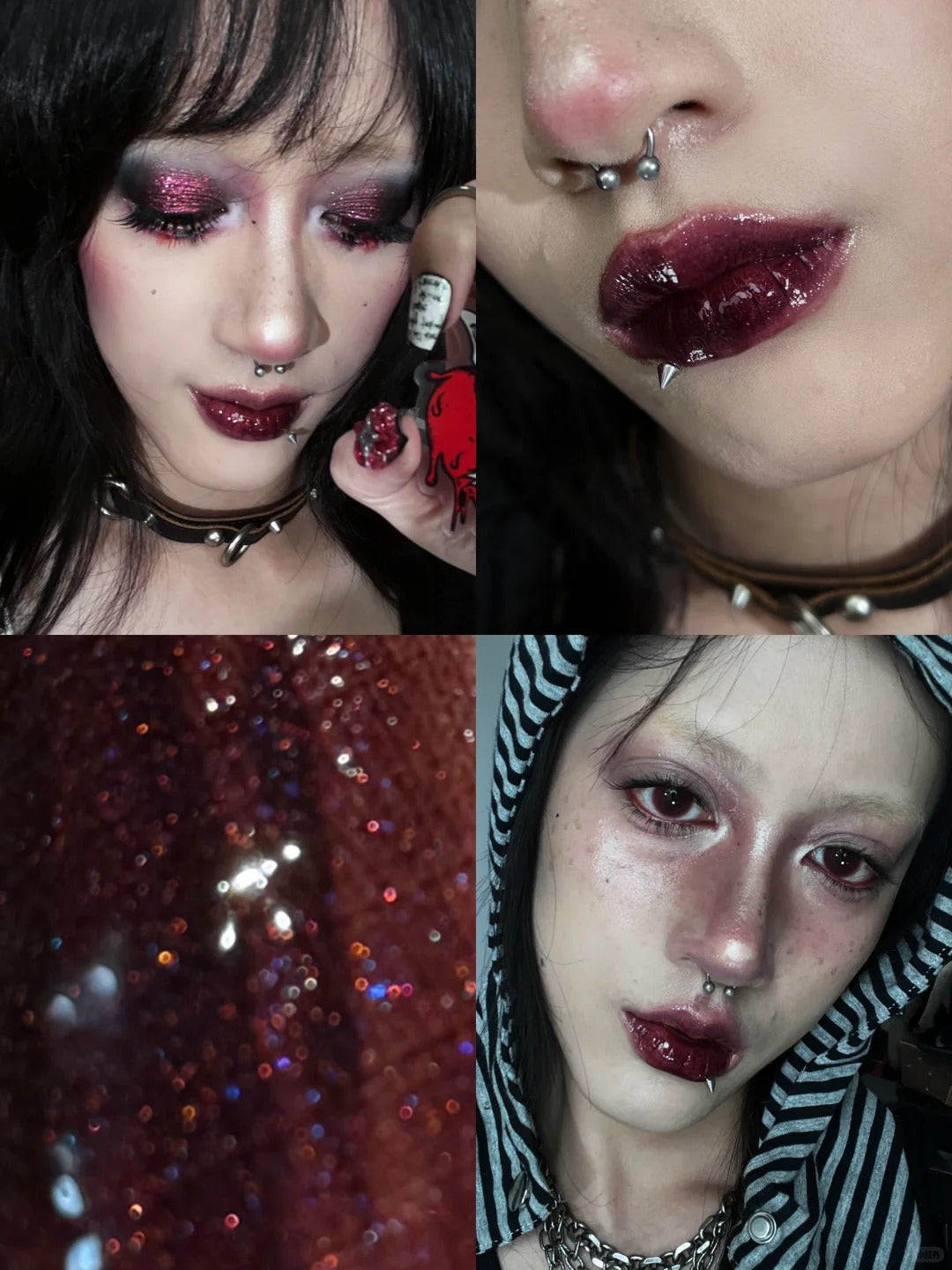 SHELLWE MAKEUP X freya86 PUNK BUNNY Collection Gothic Smoky Makeup Set T4939