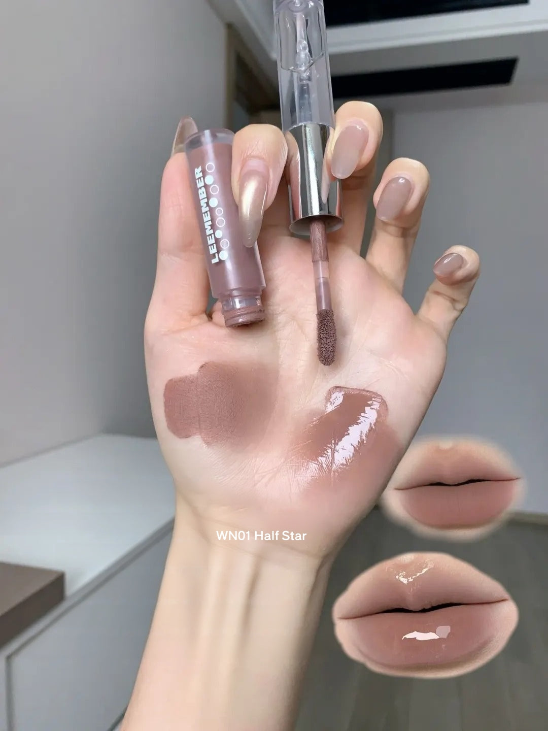 LEEMEMBER Red Wine Collection Matte & Glossy Lip Glaze T5535