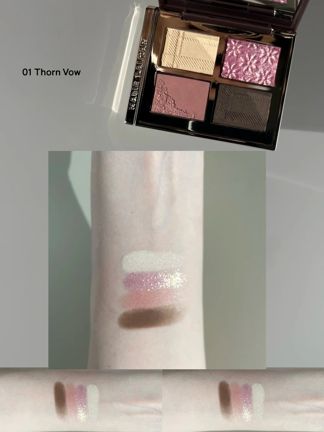 MARIE DALGAR Domino 4-color Eyeshadow Palette T6006
