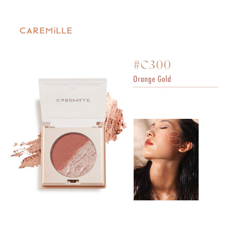 CAREMILLE Starry Series Two-Color Contour & Highlighter Palette T3241
