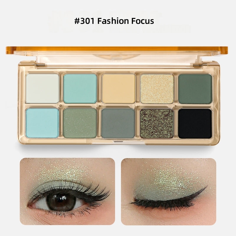 SheDella Spring Breath 10-color Eyeshadow Palette T4450