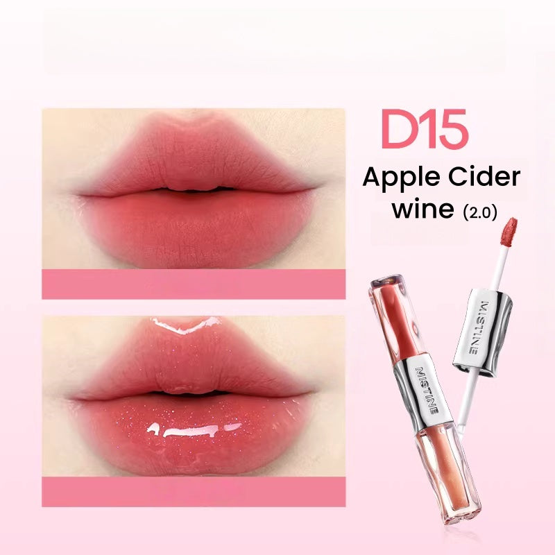 MISTINE Double-head Moist Matte & Glossy Lip Glaze (2.0) T5588