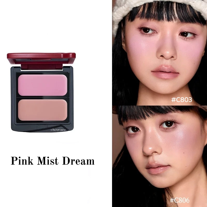 QianYan Cocoa Manor Tales Collection Silky Blusher Cream T6061