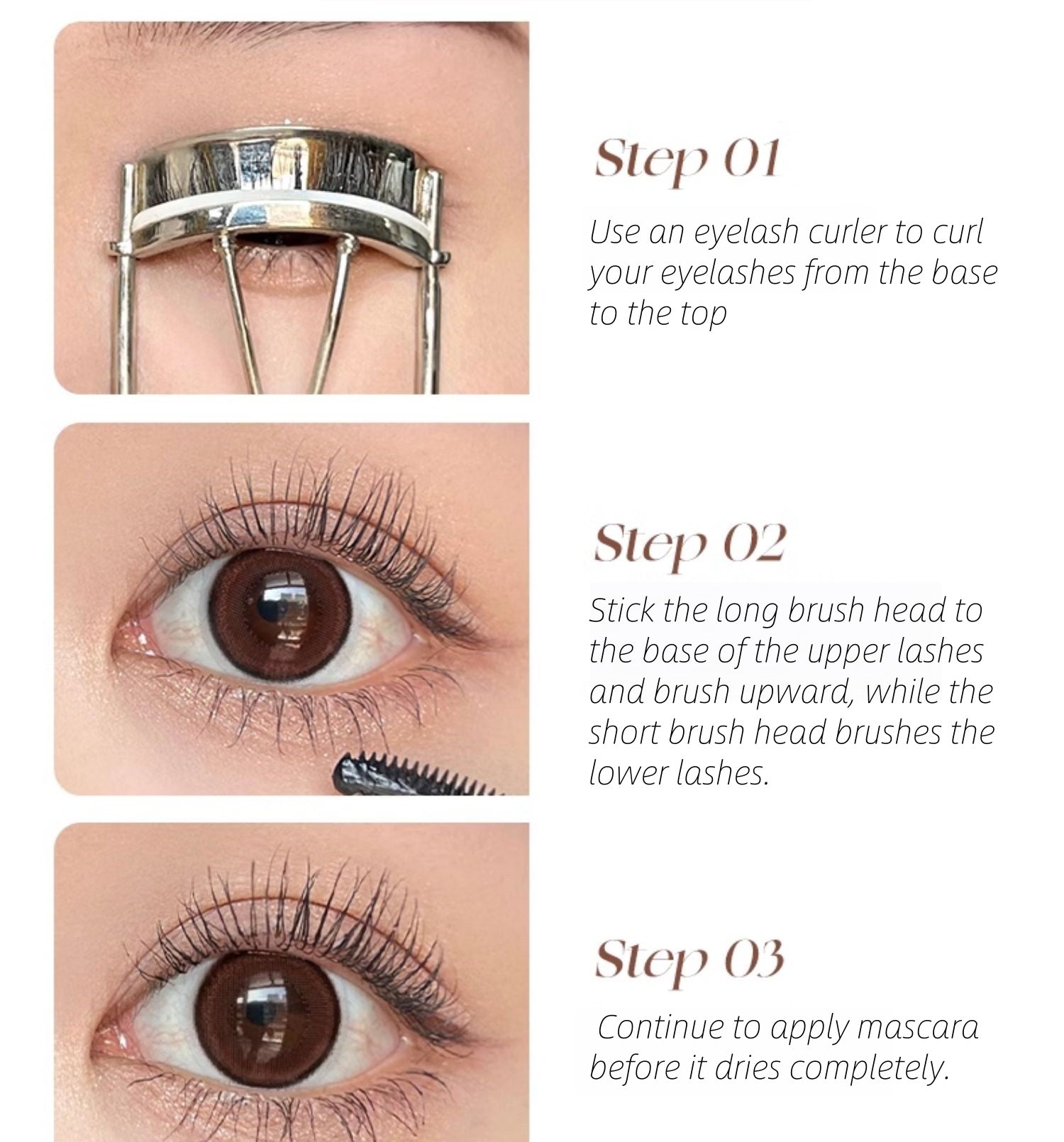 UKISS Small Flame Waterproof Curling Eyelash Primer T4337