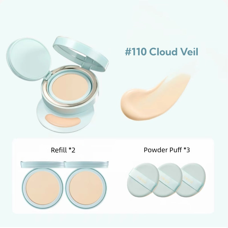 TIMAGE Long-wear Skin-fitting Twins Air Cushion Foundation T6064