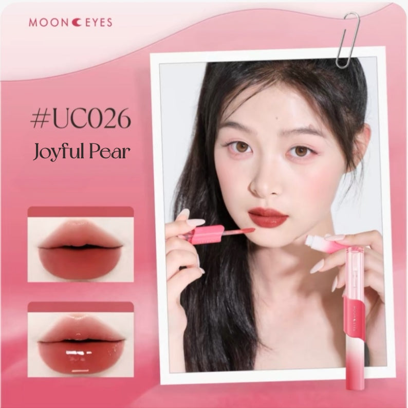 Mooneyes Color Diary Collection Matte & Glossy Double-head Lip Glaze T6028
