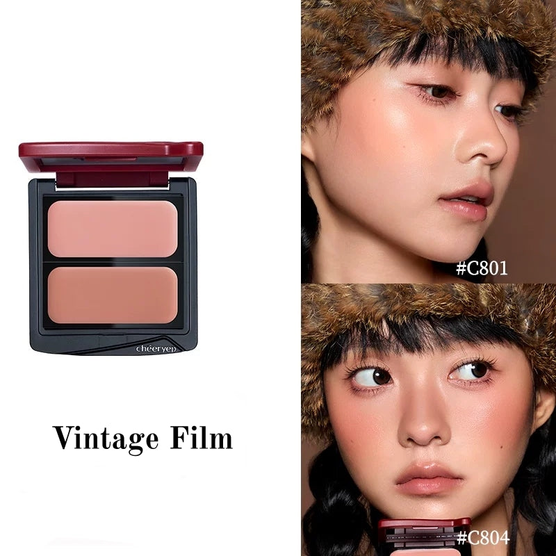 QianYan Cocoa Manor Tales Collection Silky Blusher Cream T6061