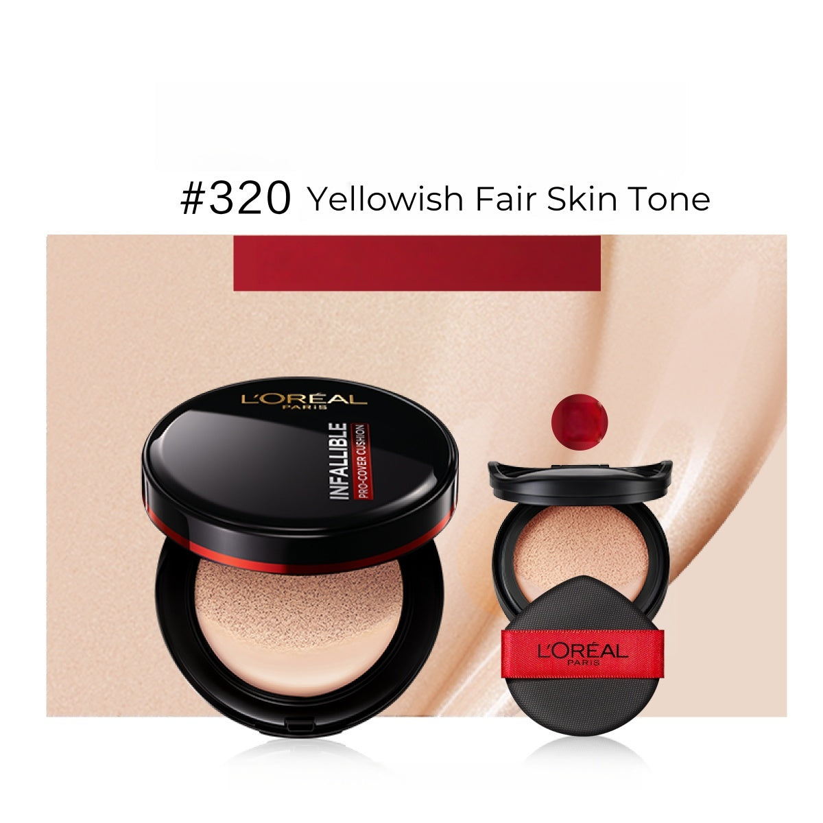 L'Oréal Long-wear Concealer Oil-contro Air Cushion Foundation T4972