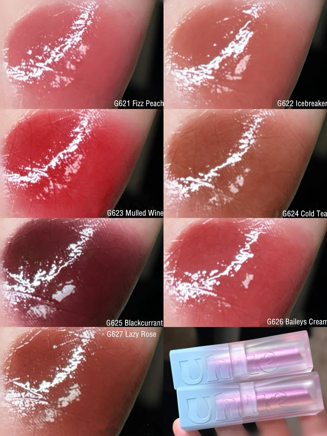 Uhue Tipsy Collection Mirror Lipstick T4129