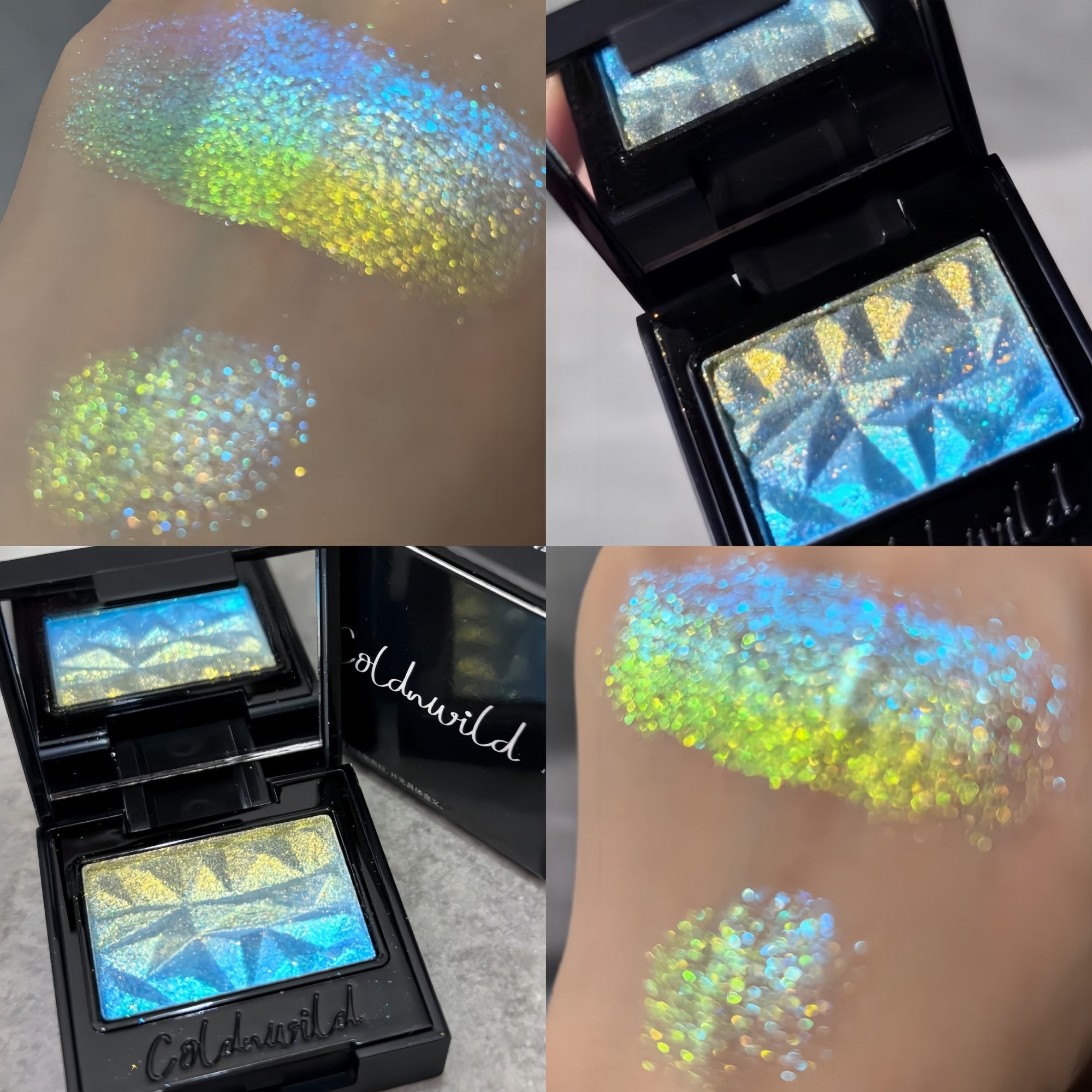 Cold N Wild Gradient Chameleon Eyeshadow #Yellow To Green T5973