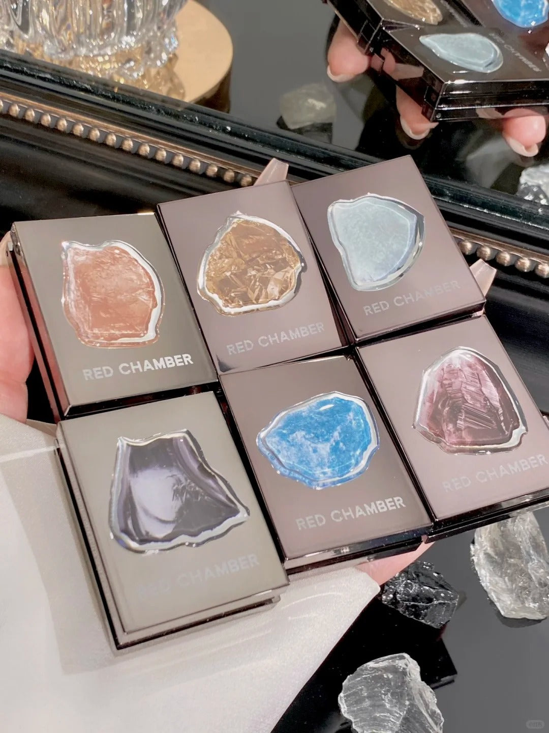 RED CHAMBER Ædelstenspulver Krystal Diamant Øjenskygge T4291