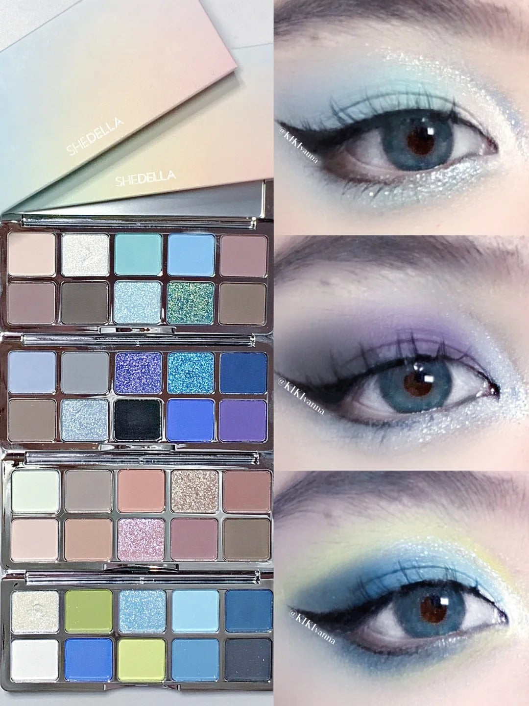 SheDella Colorful Dream 10-Color Eyeshadow Palette T4434