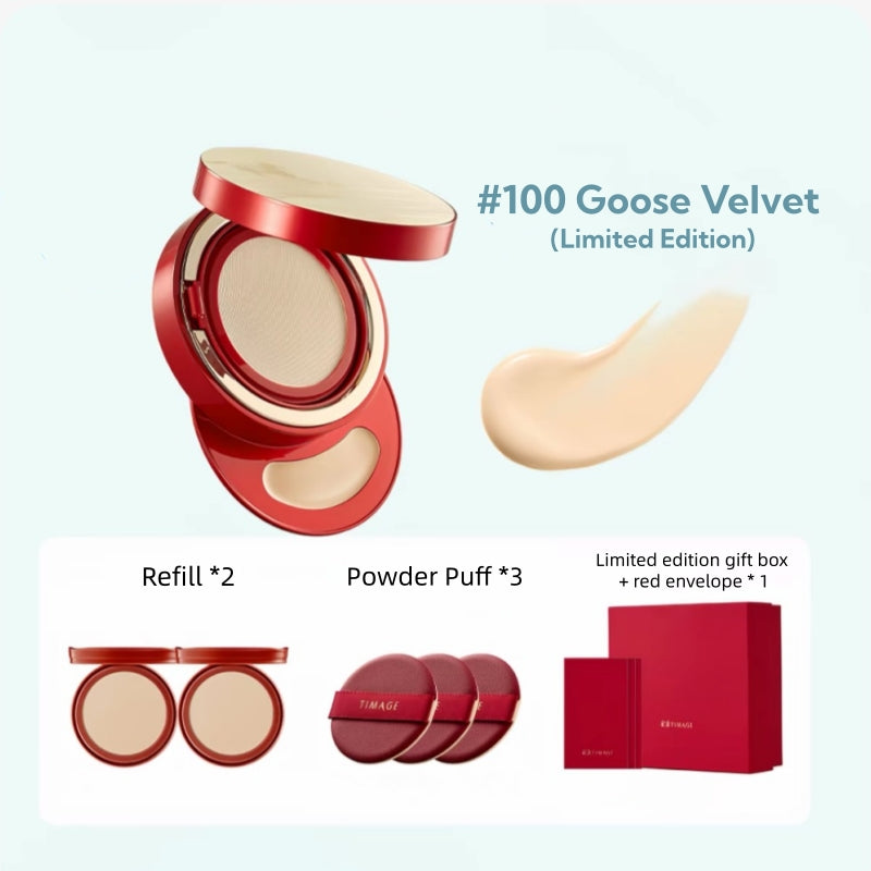 TIMAGE Long-wear Skin-fitting Twins Air Cushion Foundation T6064