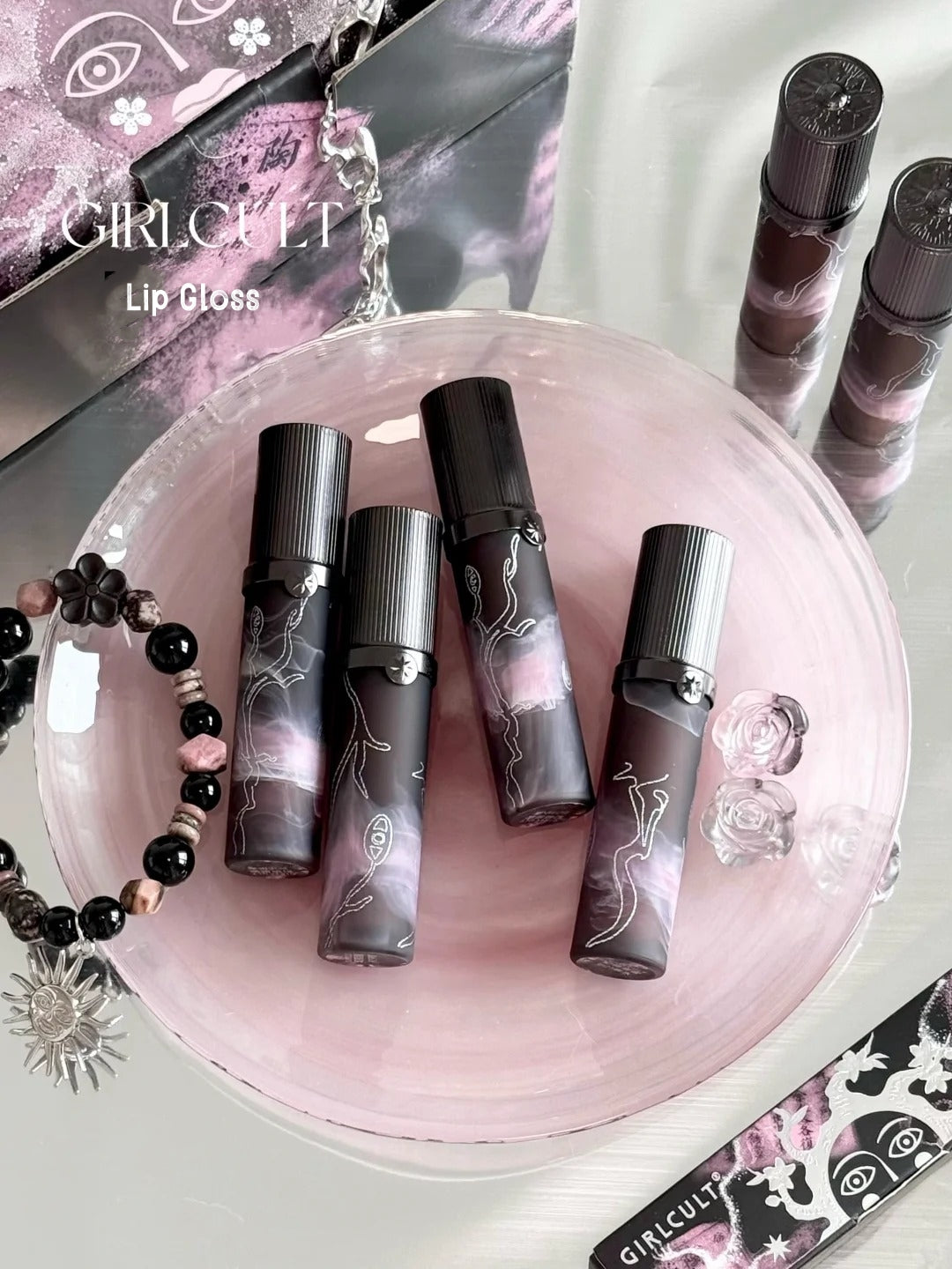 Girlcult Peach Blossom Utopia Collection Fantasy Mirror Lip Gloss T5693