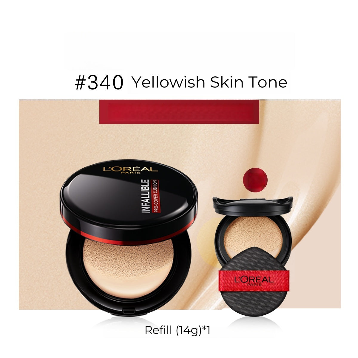 L'Oréal Long-wear Concealer Oil-contro Air Cushion Foundation T4972