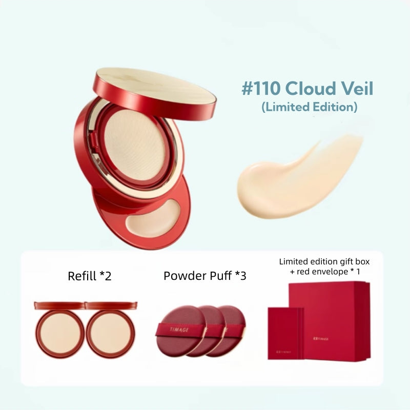 TIMAGE Long-wear Skin-fitting Twins Air Cushion Foundation T6064