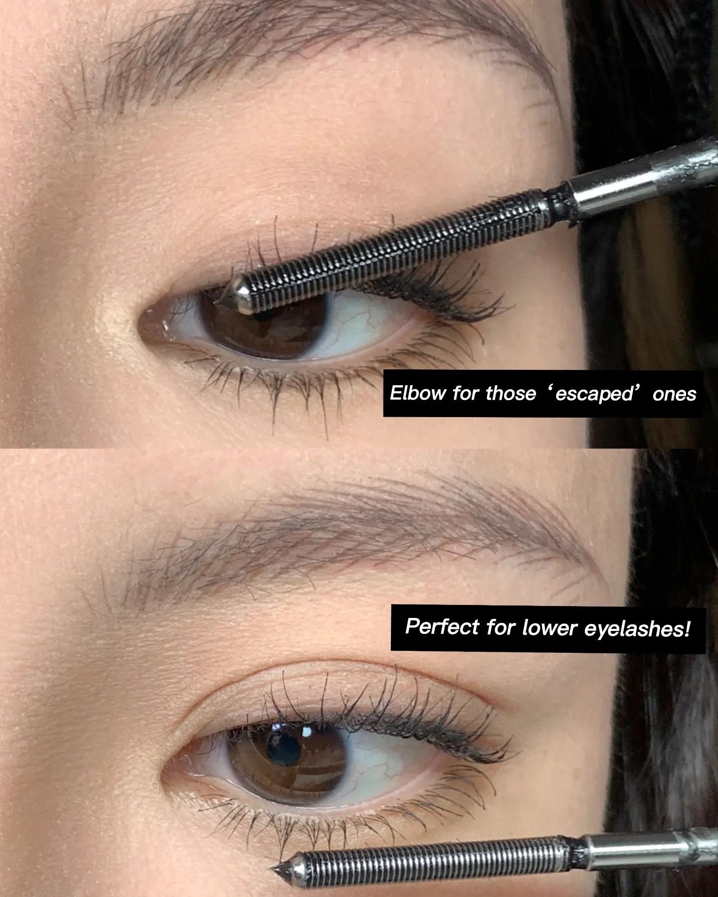 JUDYDOLL Upgrade 3D Curling 6° Curved Metal Pipe Waterproof Mascara (2.0) T3306