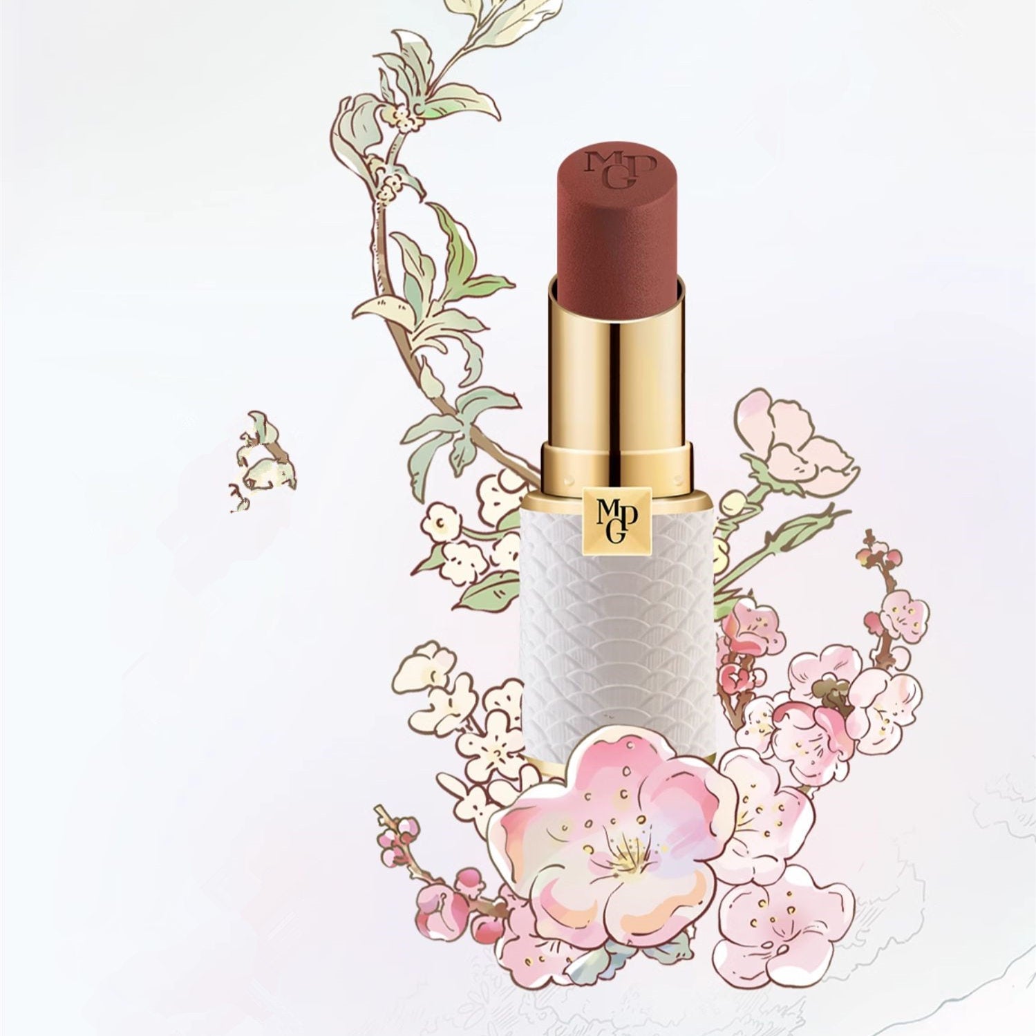 MAOGEPING Forbidden City 5th - Butterfly In Flowers Series Matte Lipstick T3460