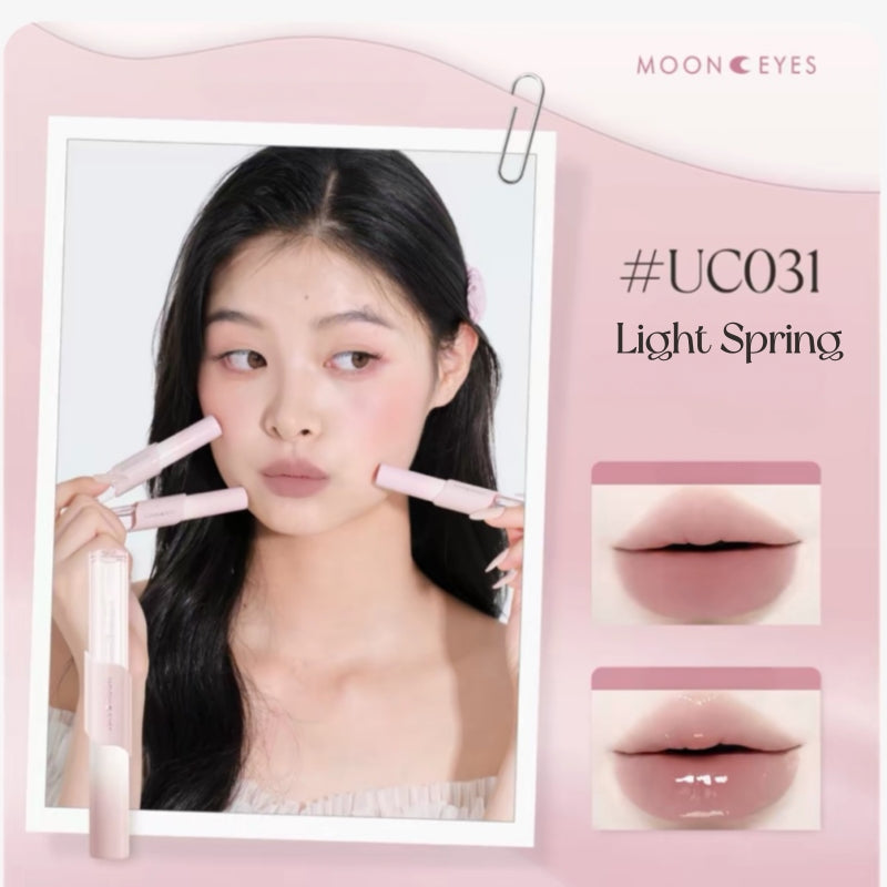 Mooneyes Color Diary Collection Matte & Glossy Double-head Lip Glaze T6028