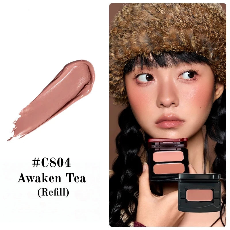 QianYan Cocoa Manor Tales Collection Silky Blusher Cream T6061