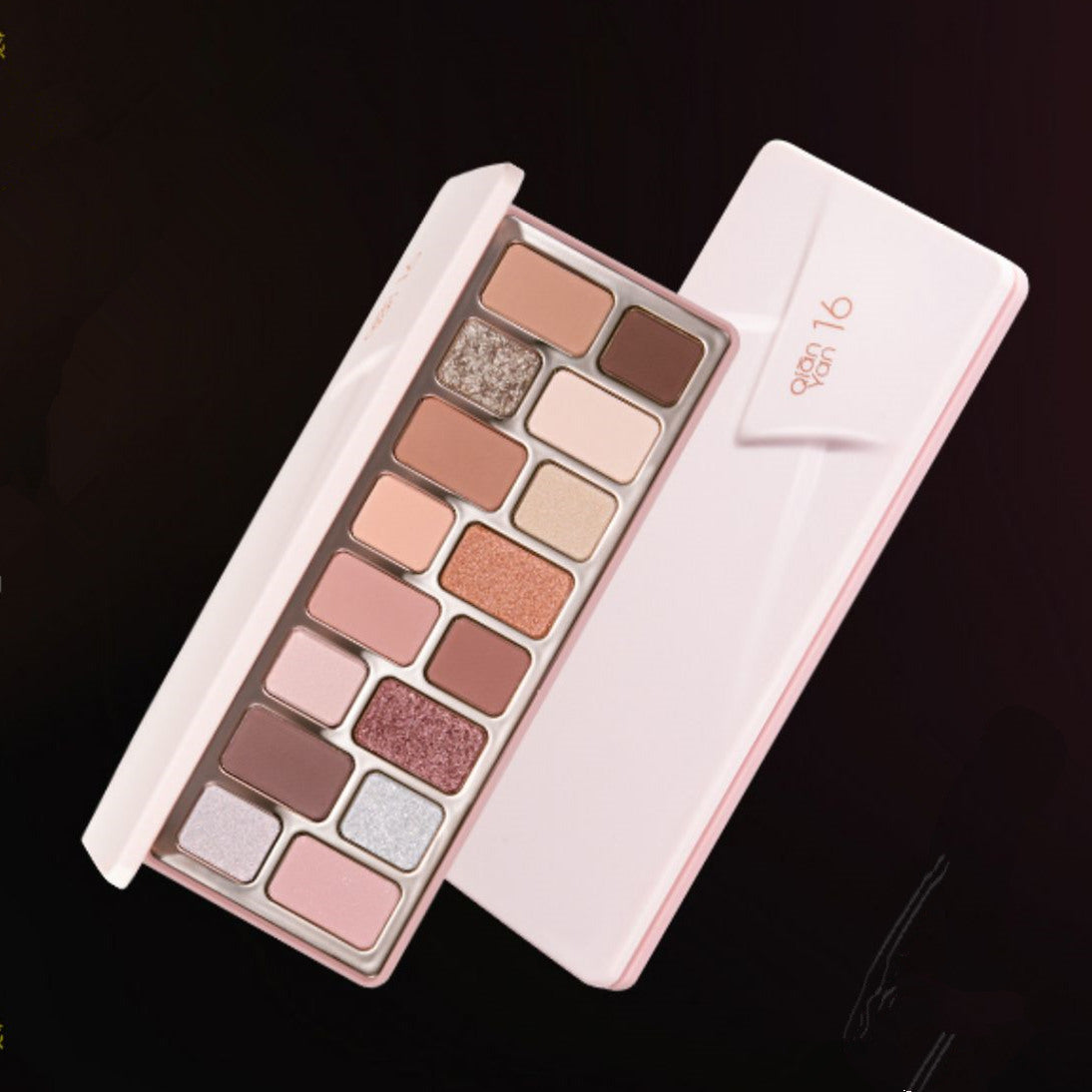 QianYan 16 Colors Polarized & Matte Eyeshadow Palette T3711