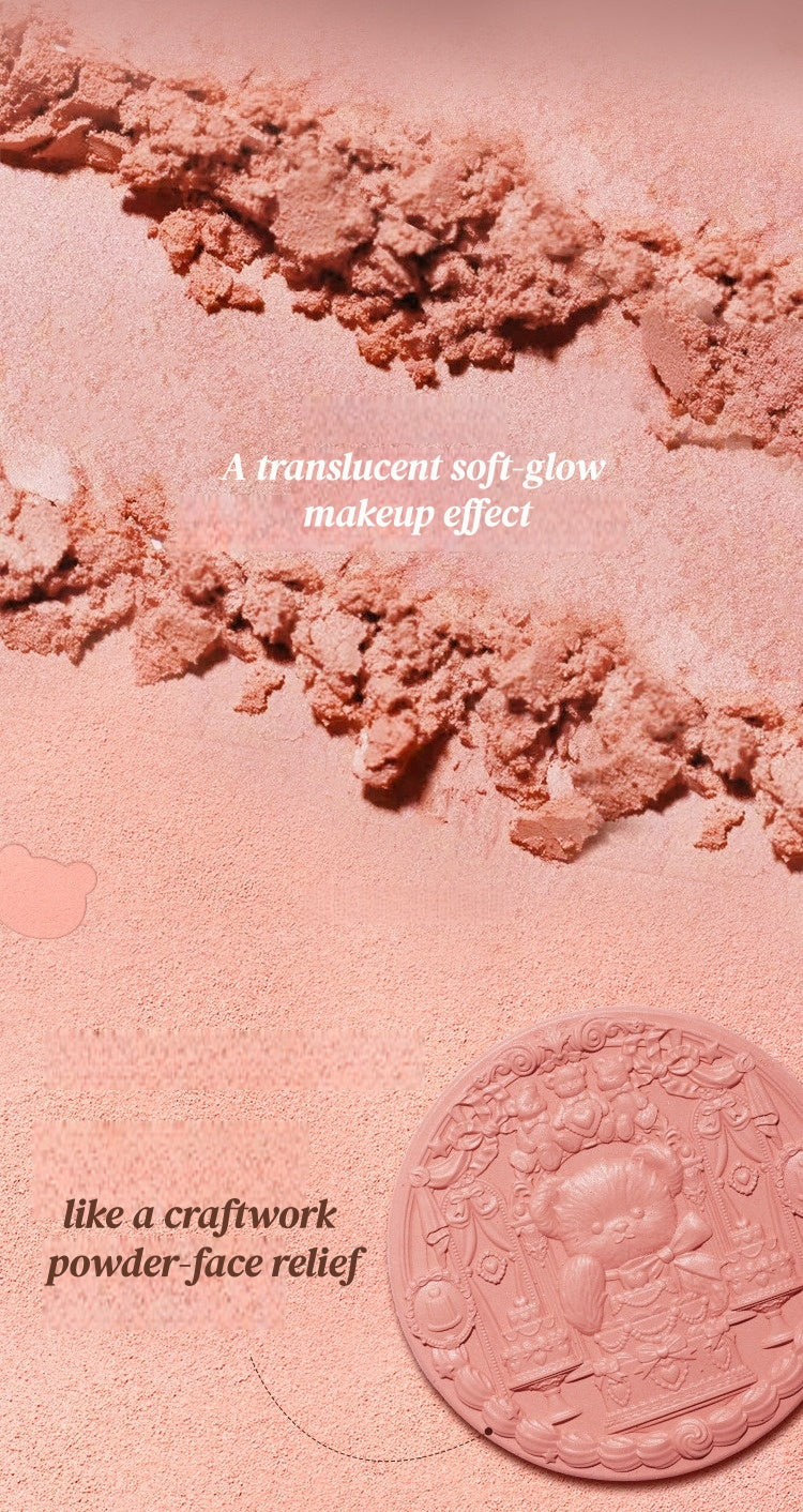 Flower Knows The Sweetie Bear Collection Silk Satin Blush T5917