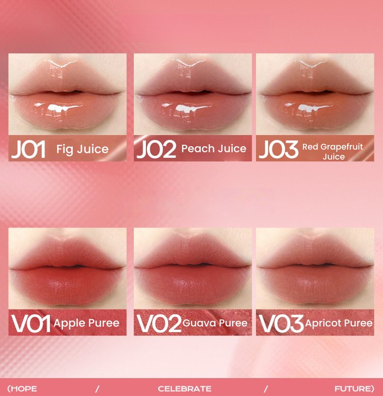 Mistine Little Fruit Puree Collection Long-wear Glossy & Matte Lip Glaze T5604