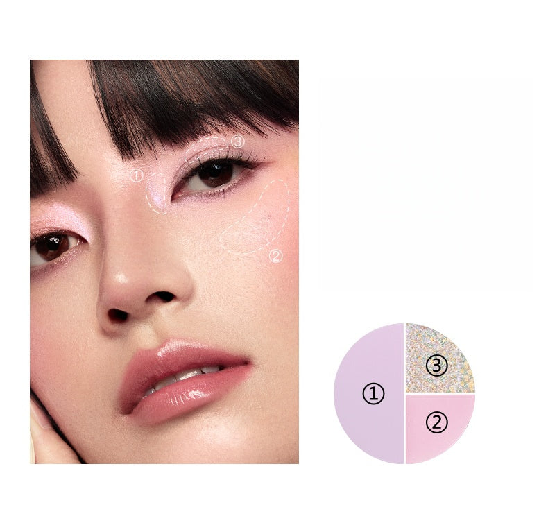 RED CHAMBER Snow Shadow Collection Highlighter & Eyeshadow & Makeup Cream 5412