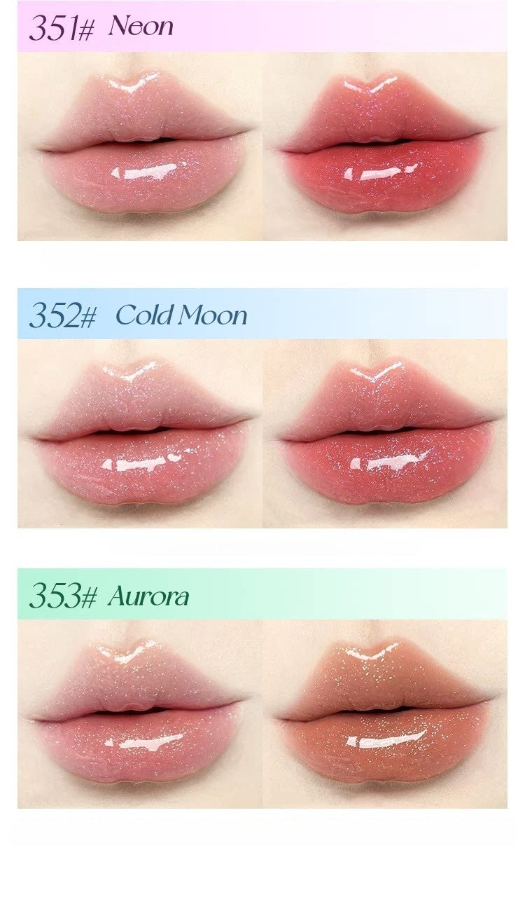 SPENNY Lake Vine Echo Collection Diamond Glitter Glossy Lip Gloss T5687