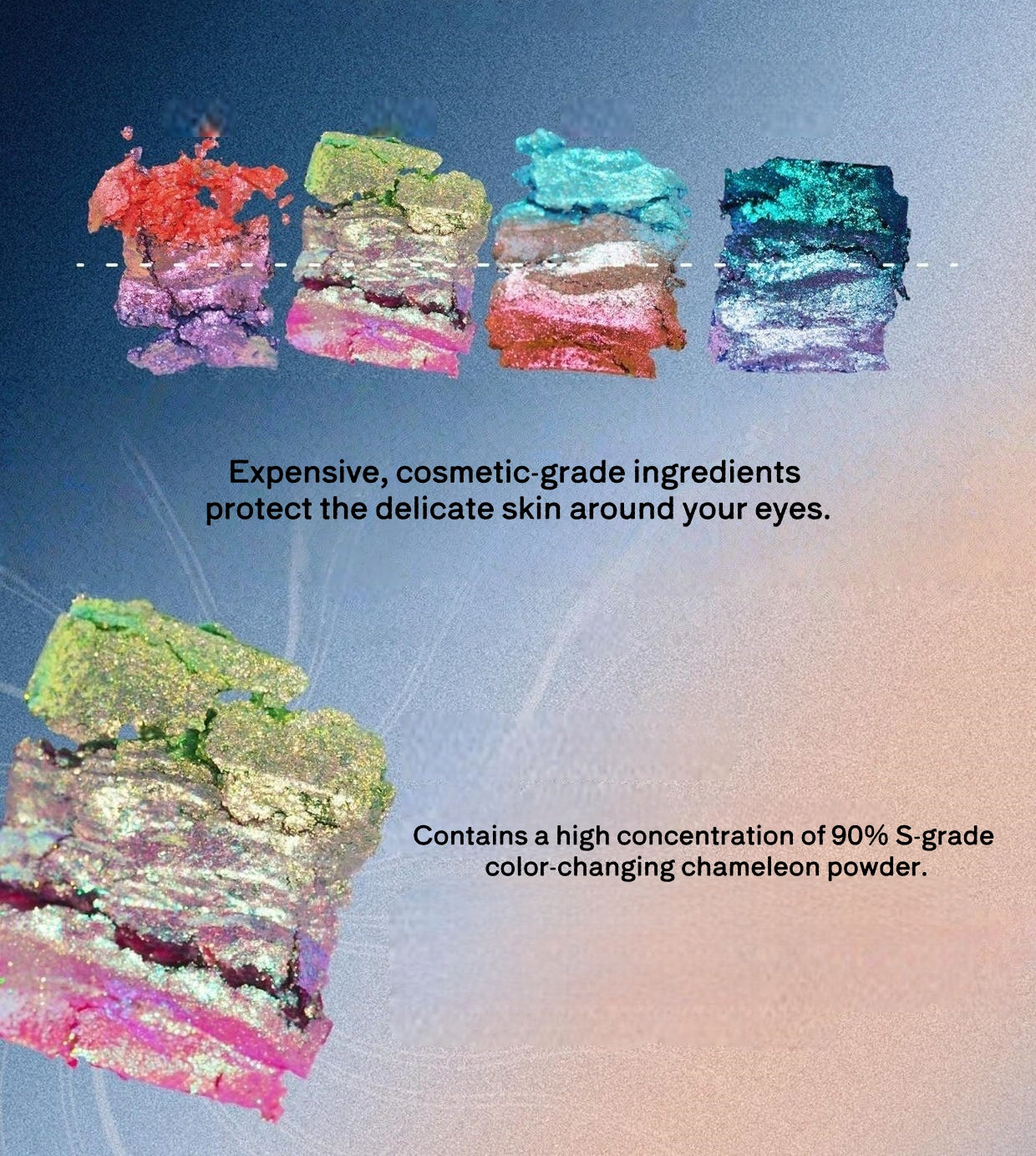 DRAMO Gradient Chameleon Eyeshadow Palette #Lux02 Sky in Sea T5520