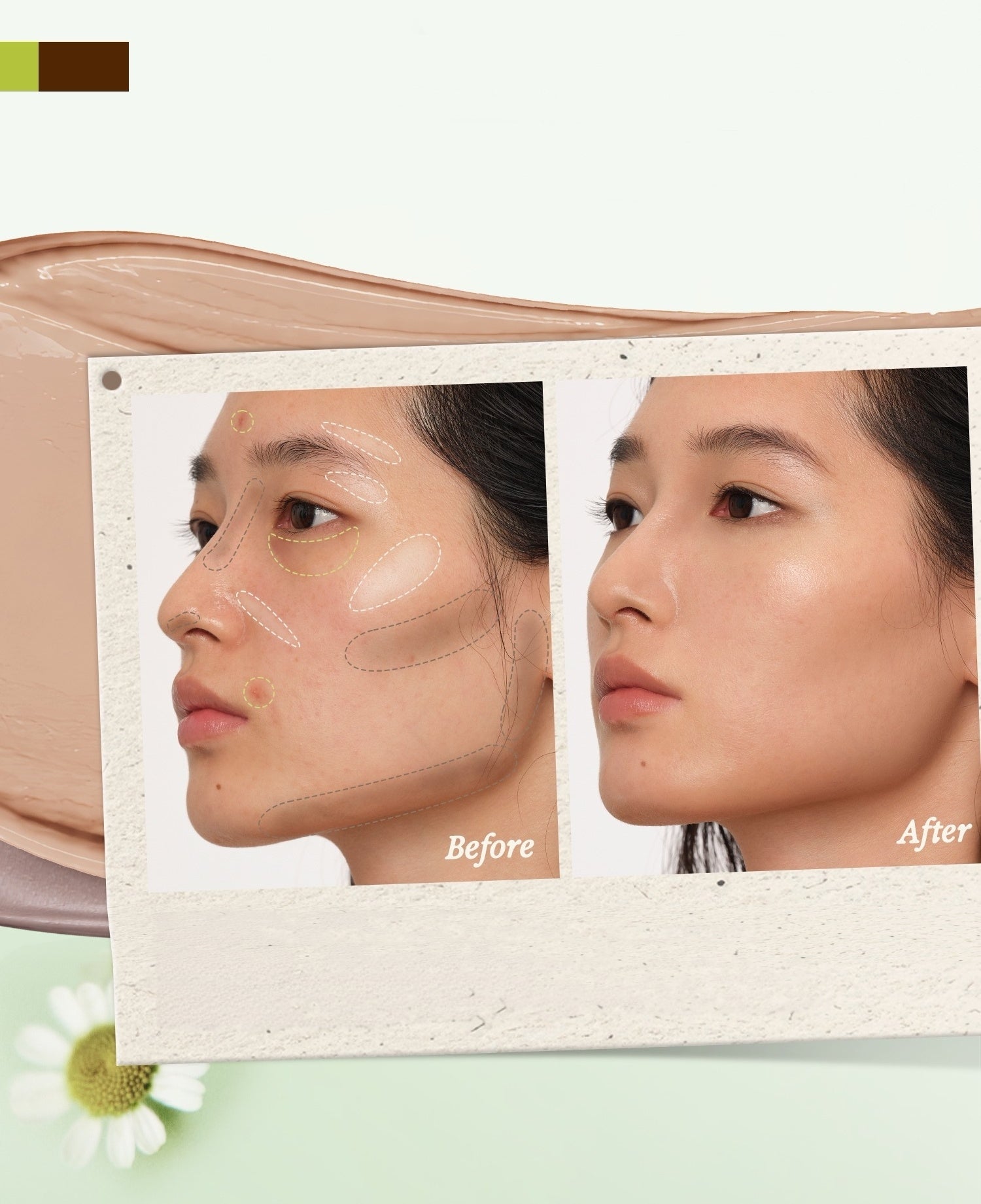 NUSCENTS Contour & Highlight & Concealer Makeup Stick T5975