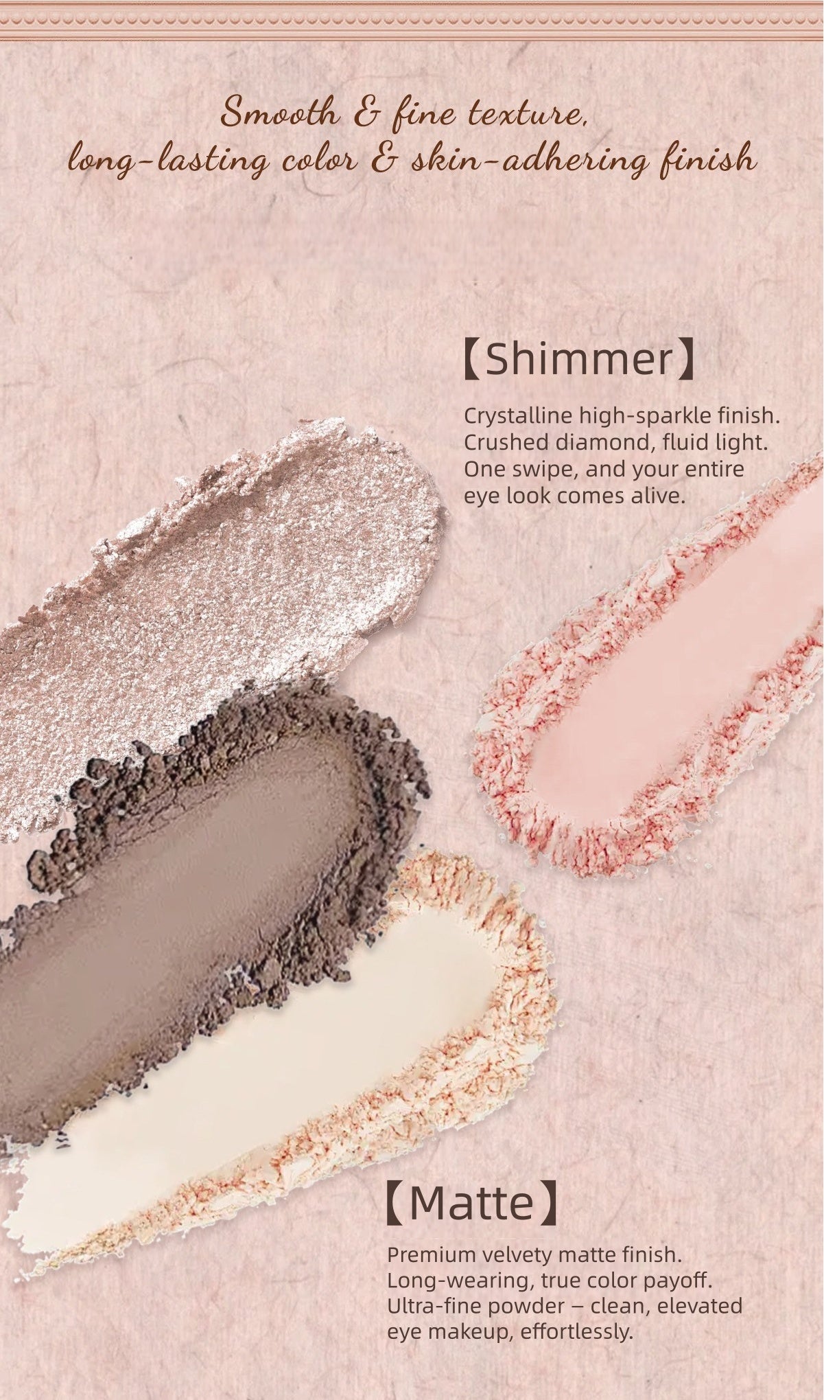 CHEERFLOR Dream Music Box Collection 4-color Eyeshaodw Palette T5710