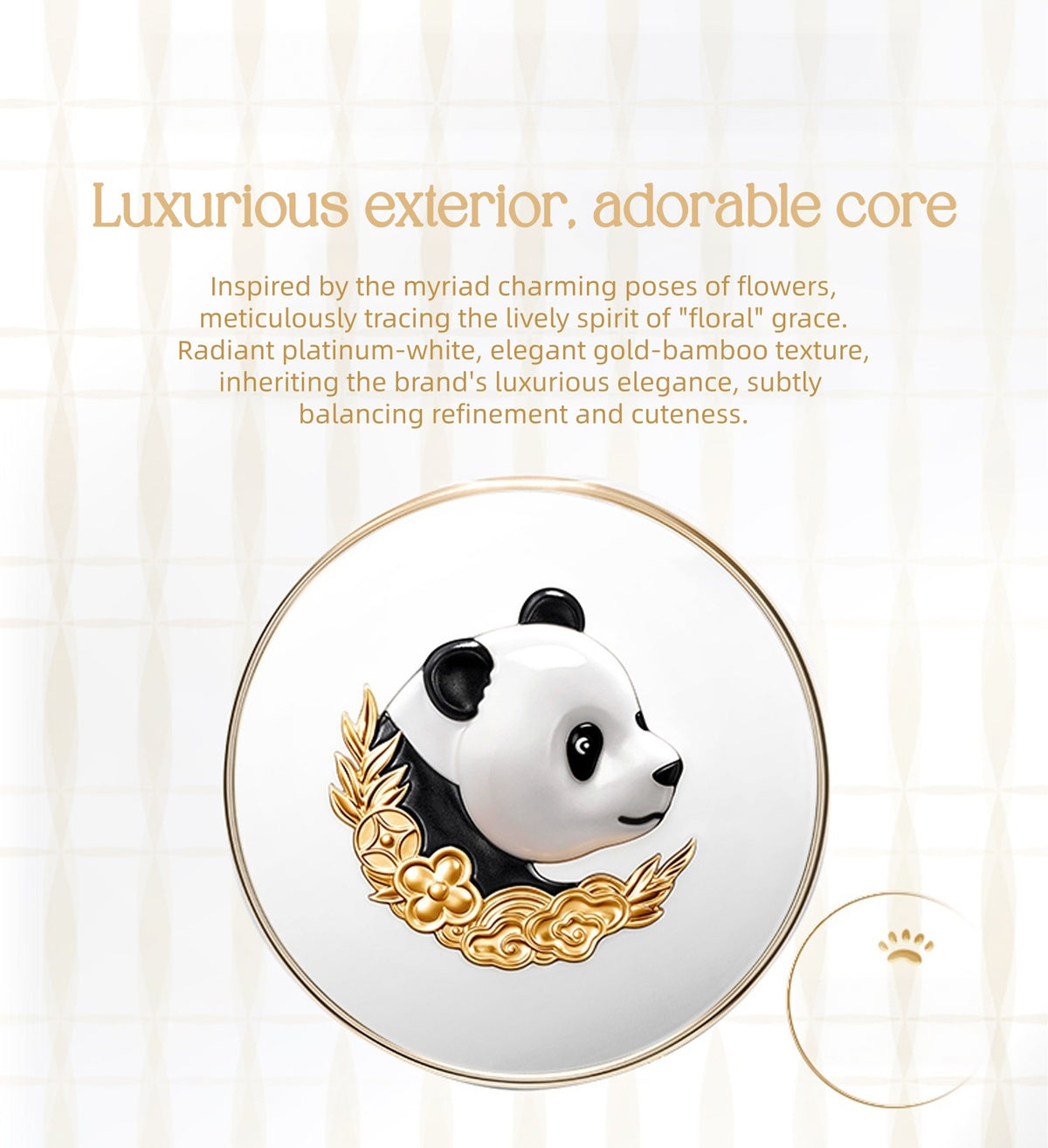 MAOGEPING X Panda Creation Moist Long-wear Air Cushion Foundation T5994