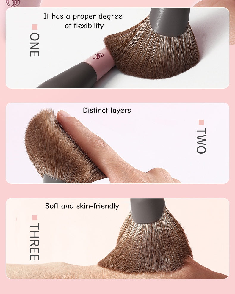 SHOUSHOULANG Pudding Collection Professional Makeup Brush 10 Pcs Set T4943