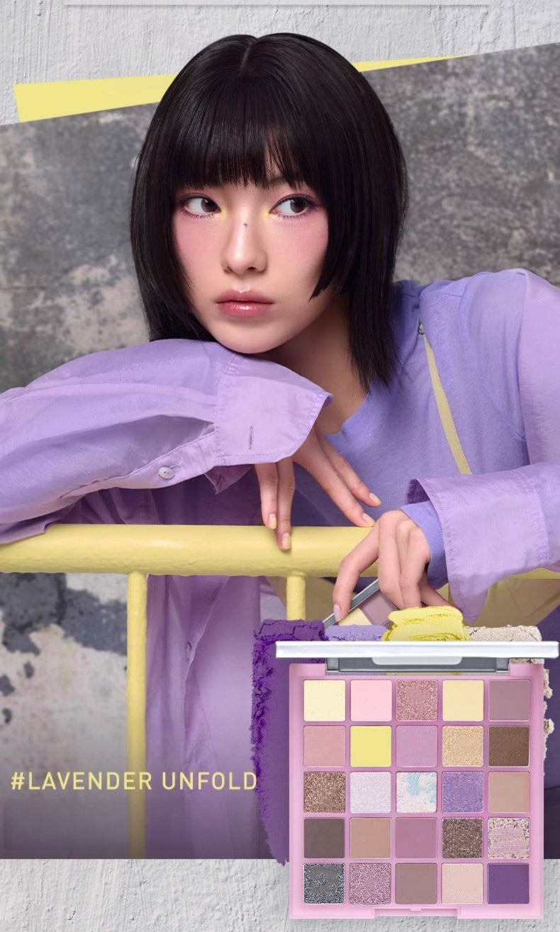 3CE 25-color Eyeshadow Makeup Palette #Lavender Unfold T5444