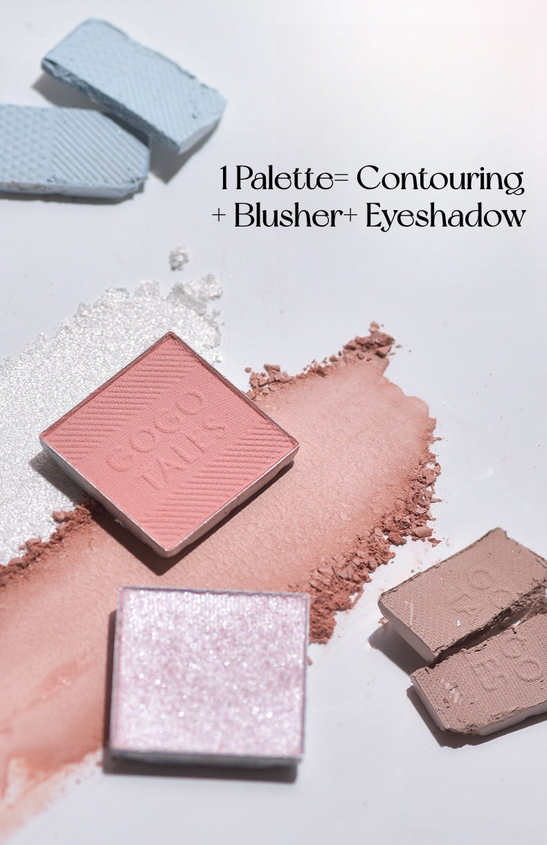 GOGO TALES Magnetic Sliding Cover Smoky Eyeshadow Palette T5234