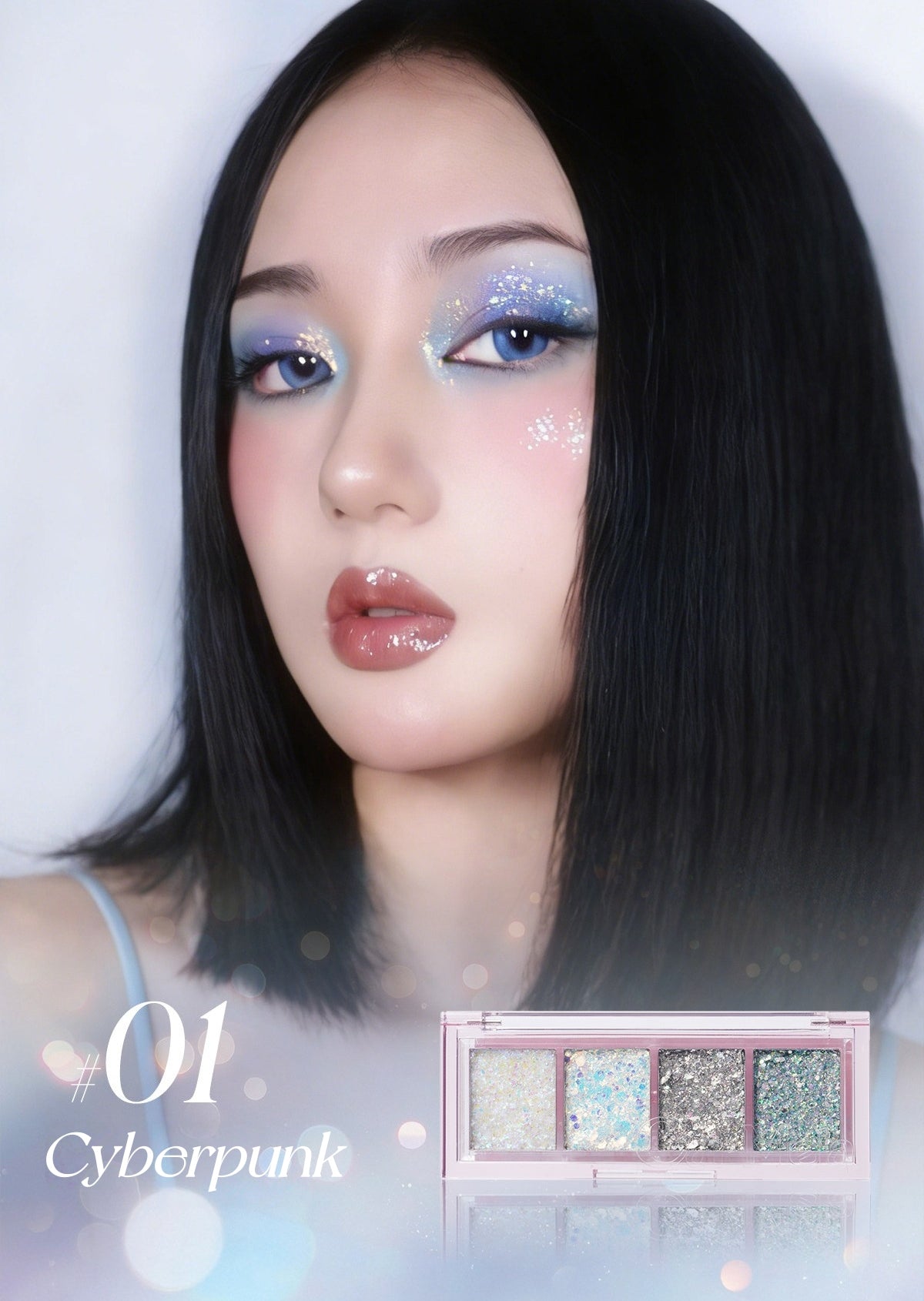 CARMELA Glitter Shiny Eyeshadow Palette T5706