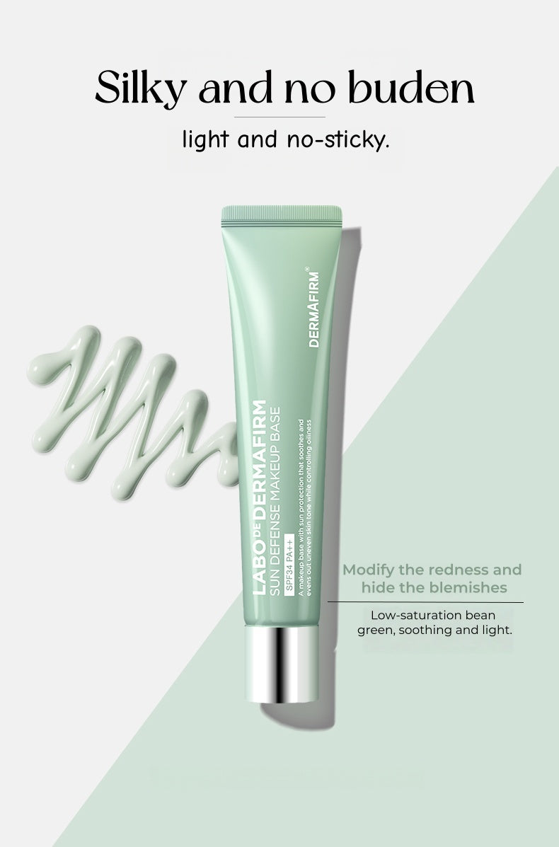 Dermafirm Soothe Oil-control Sun Defense Green Makeup Primer SPF34 PA++ T5097