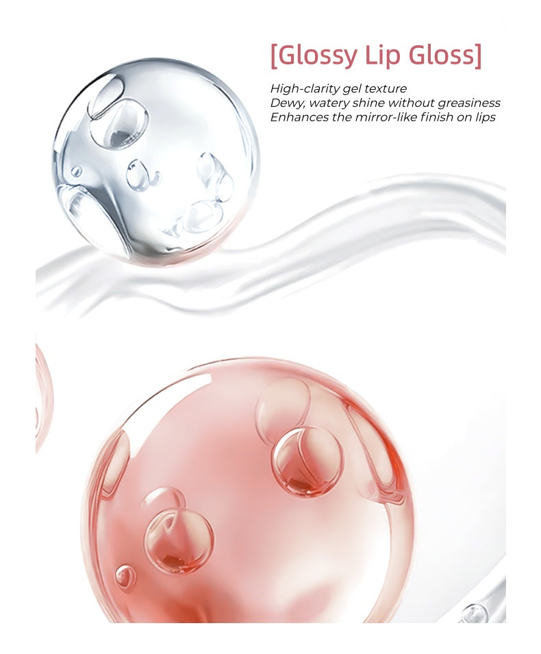 ROMANTIC BEAUTY Broken Light Mirror Glossy Lip Gloss T5713