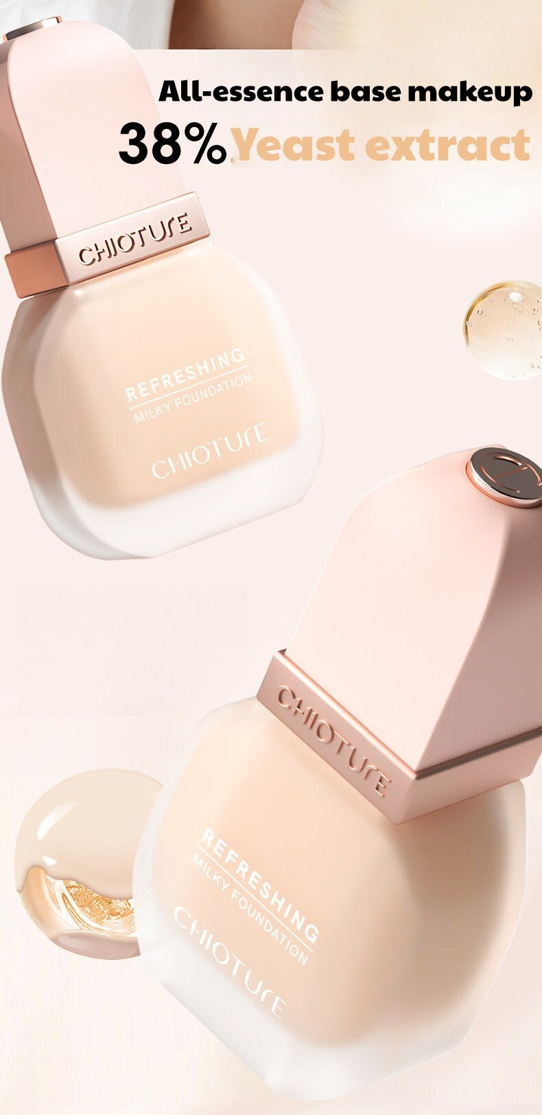 CHIOTURE Long-wear Refresh & Moist Concealer Liquid Foundation T5468