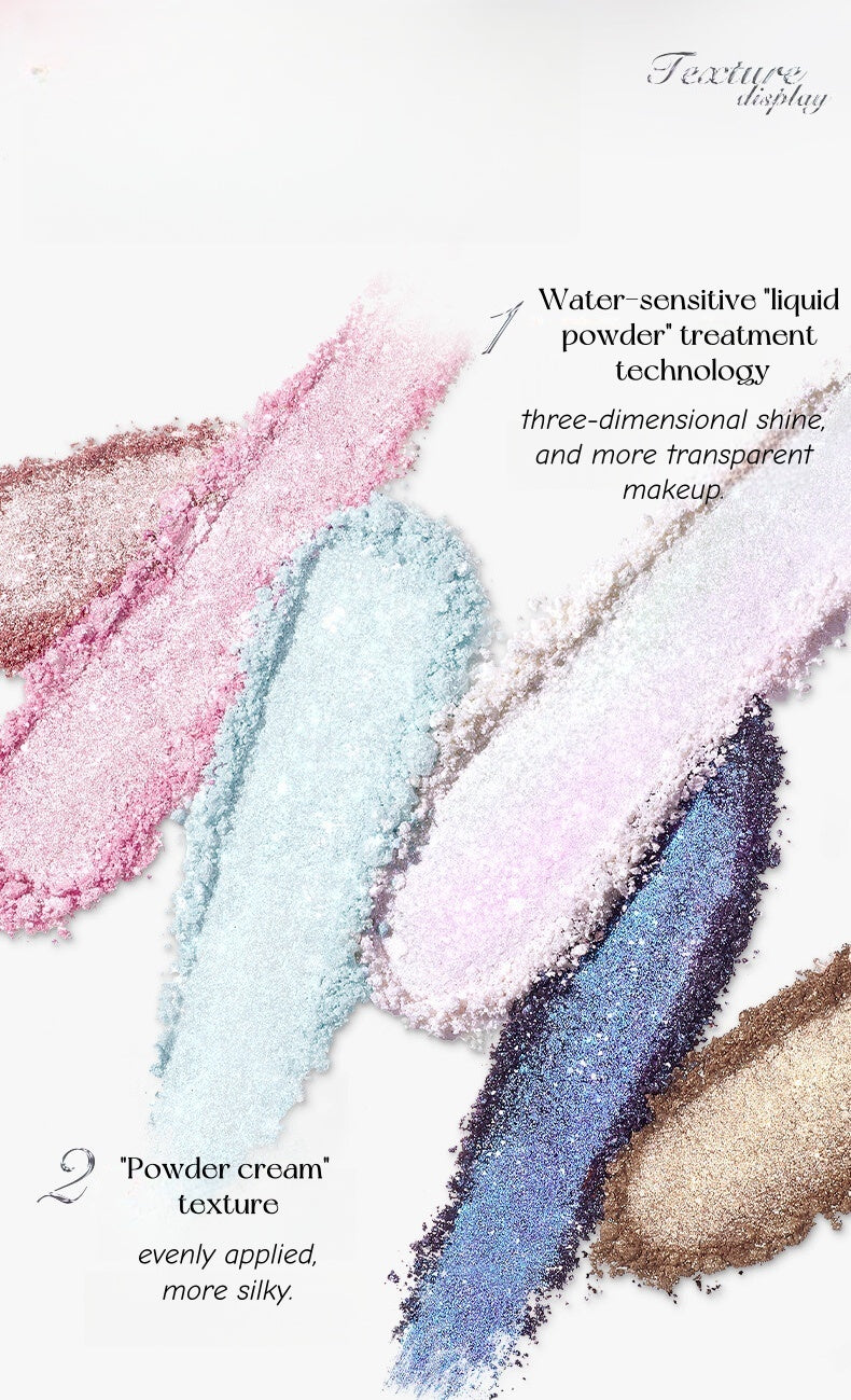 CHIOTURE 4-color Diamond Shimmer Eyeshadow Palette T4765