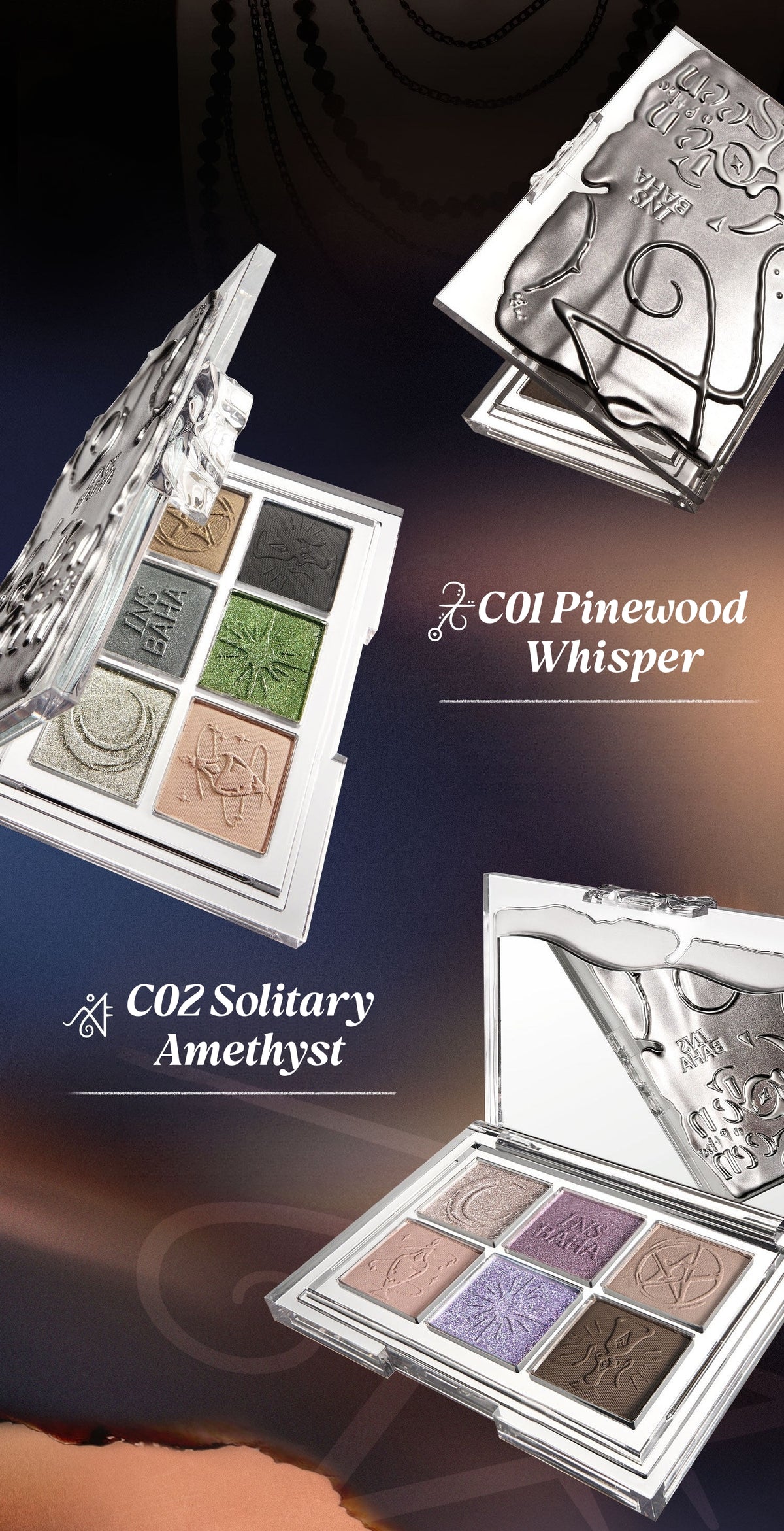 [Sale on Sep 30] INSBAHA Coven of Unseen Collection 6-color Eyeshadow Palette T6025