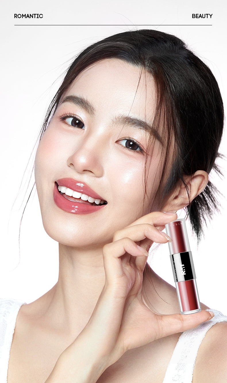ROMANTIC BEAUTY Double-head Matte & Glossy Lip Glaze T4881
