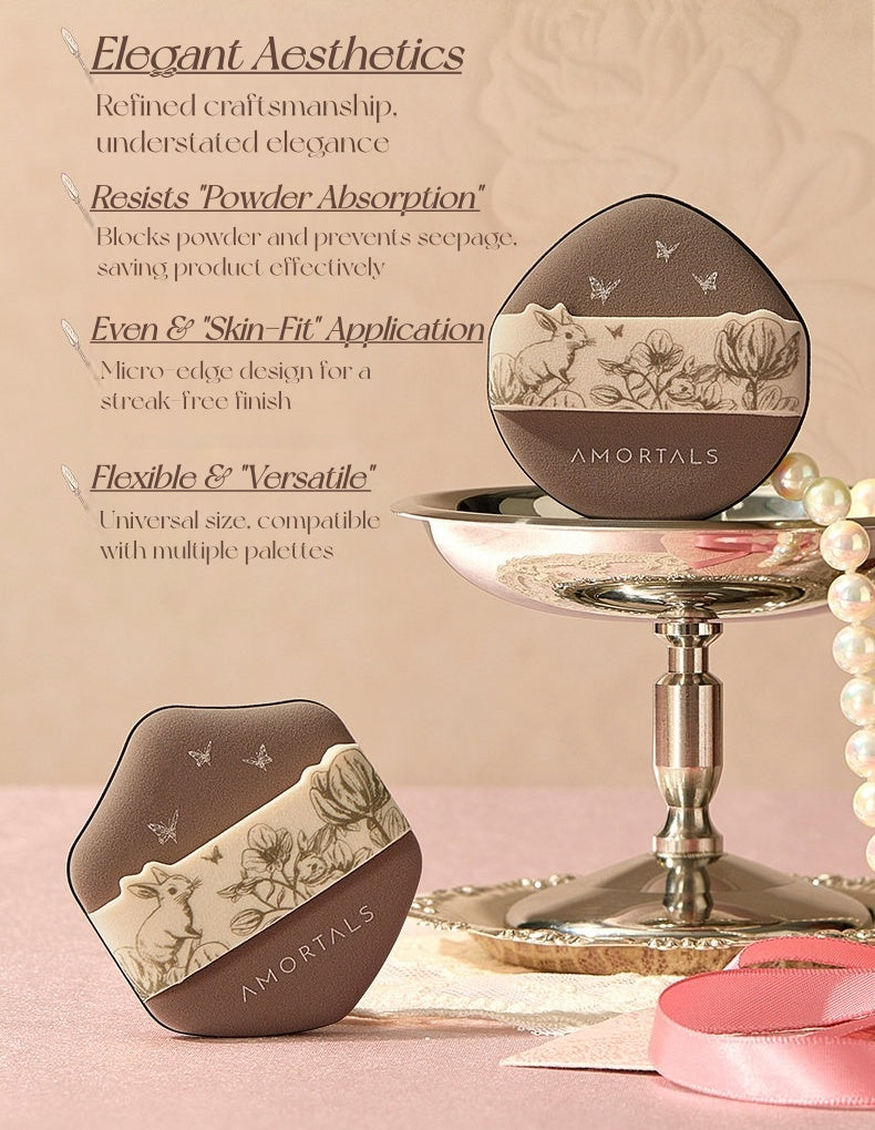 AMORTALS Garden Collection Makeup Powder Puff Set 2.0 T5740